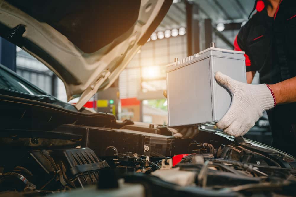 how many ah is a car battery