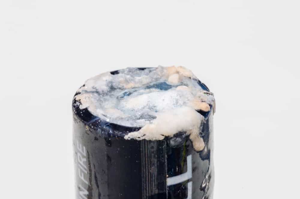what color is battery acid